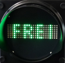 Signalgeber / Ampel mit LED-Anzeigetafel
