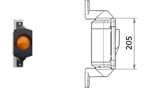 1-feldiger Signalgeber