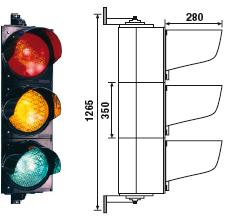 3-feldiger Signalgeber